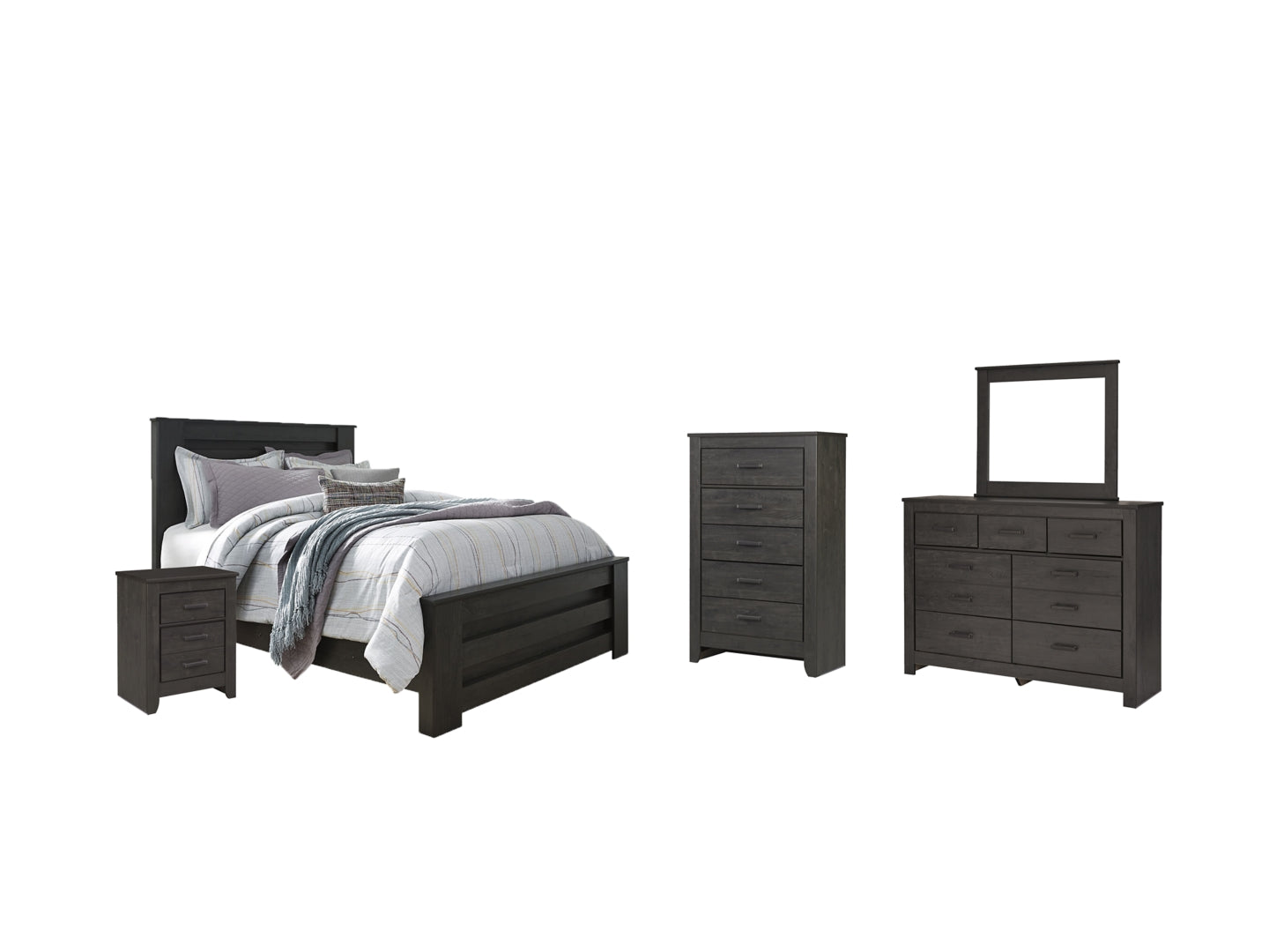 Brinxton Grey Panel Bedroom Set