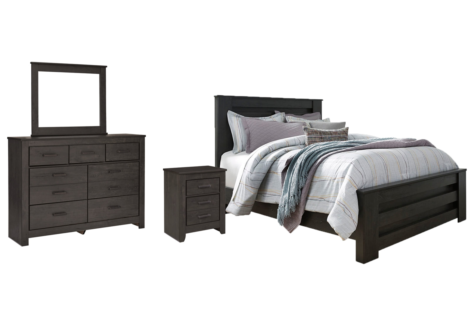 Brinxton Grey Panel Bedroom Set