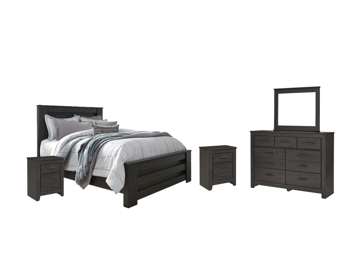 Brinxton Grey Panel Bedroom Set