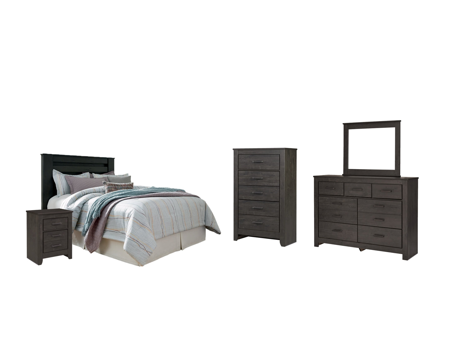 Brinxton Grey Panel Bedroom Set