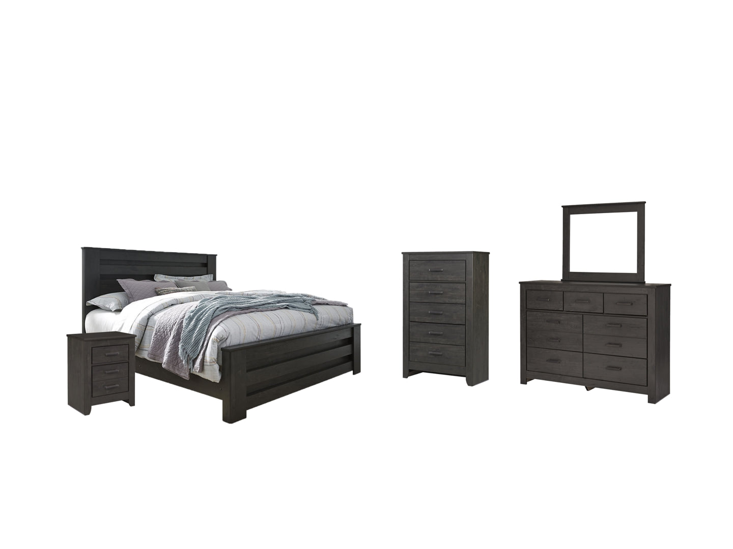 Brinxton Grey Panel Bedroom Set