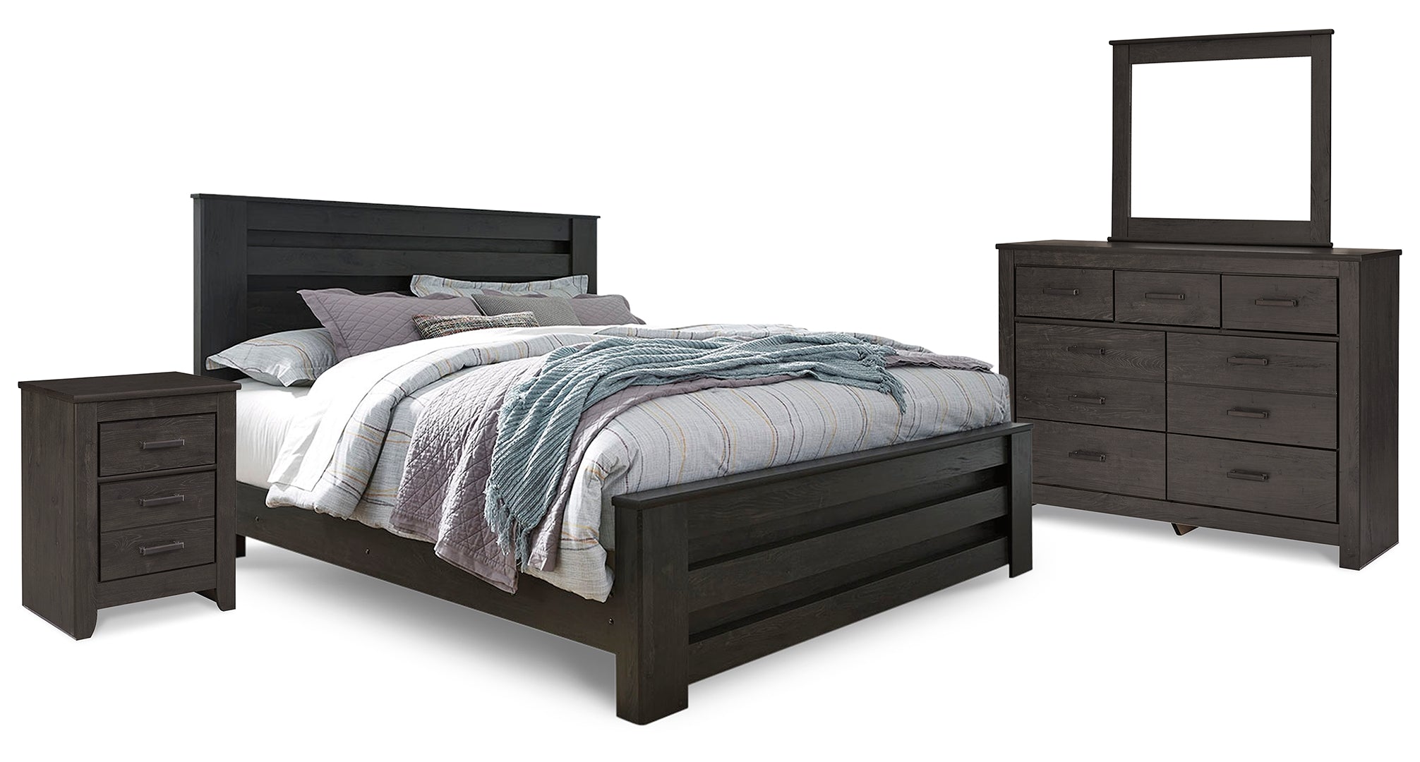 Brinxton Grey Panel Bedroom Set