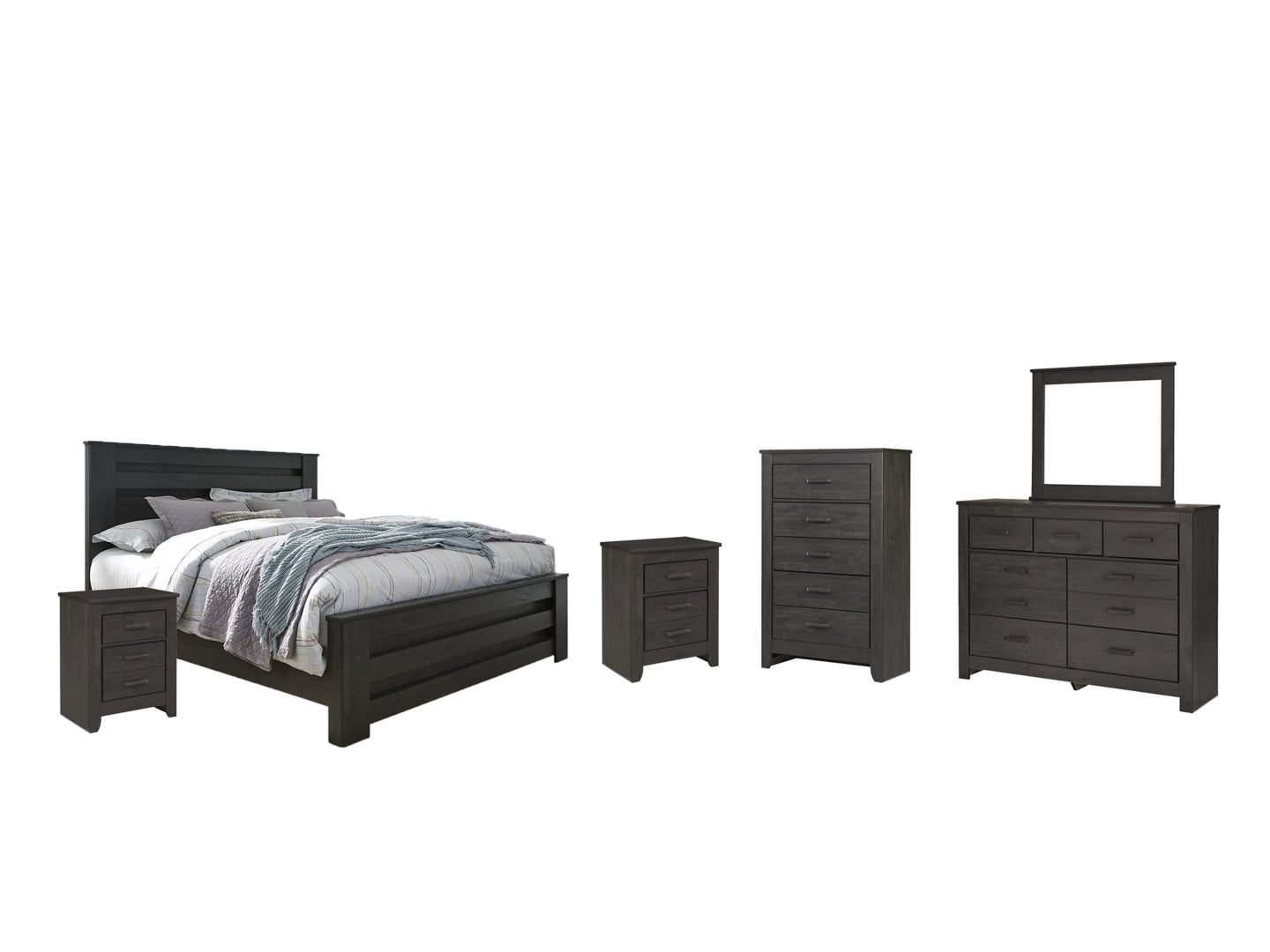 Brinxton Grey Panel Bedroom Set