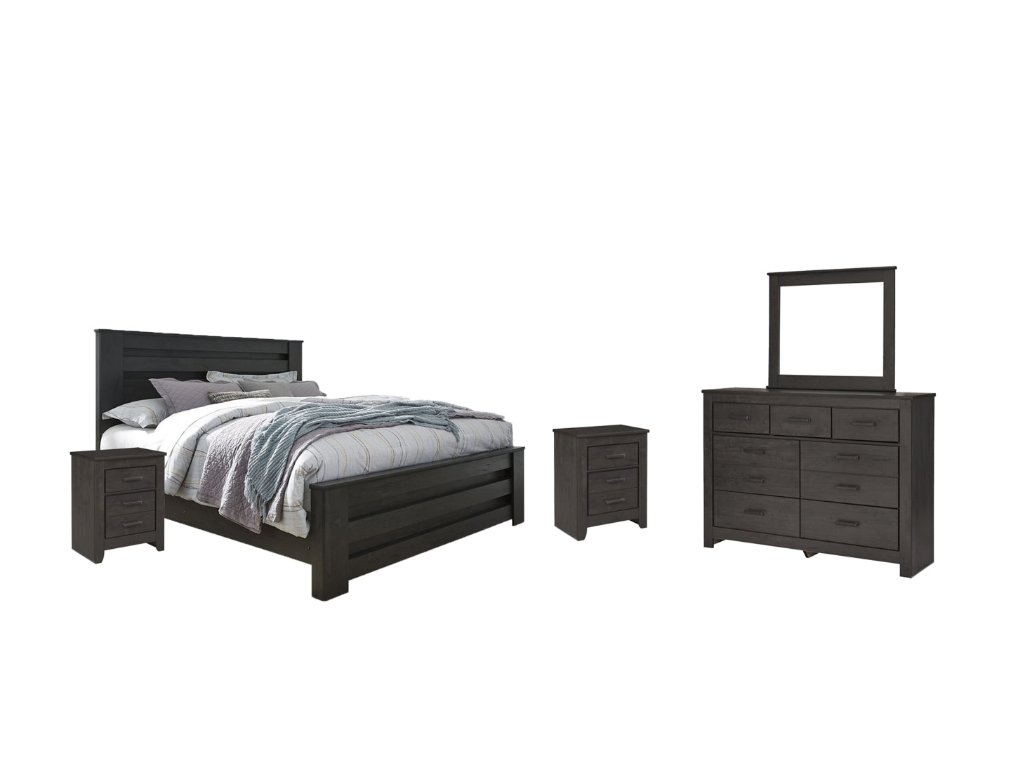 Brinxton Grey Panel Bedroom Set