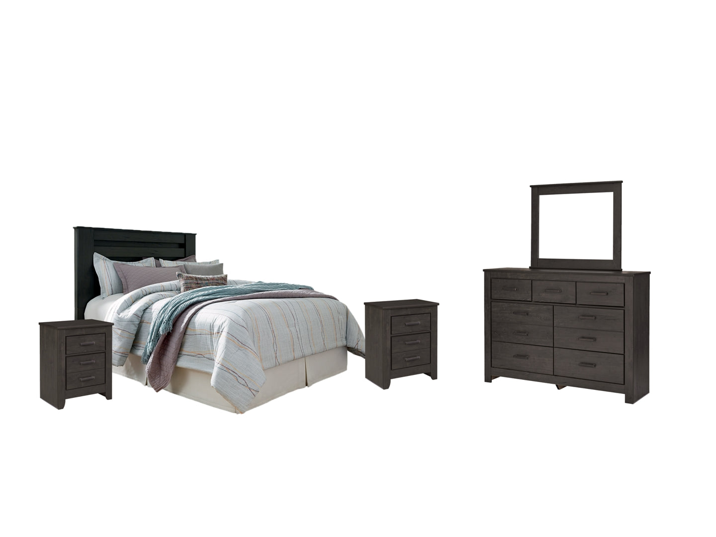 Brinxton Grey Panel Bedroom Set