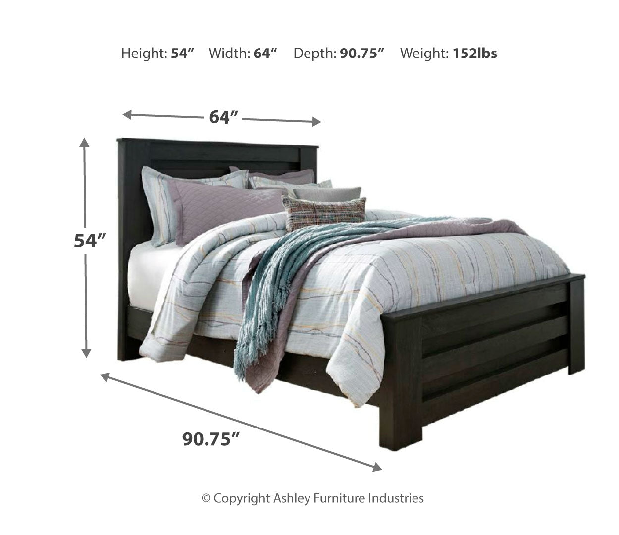 Brinxton Grey Panel Bedroom Set