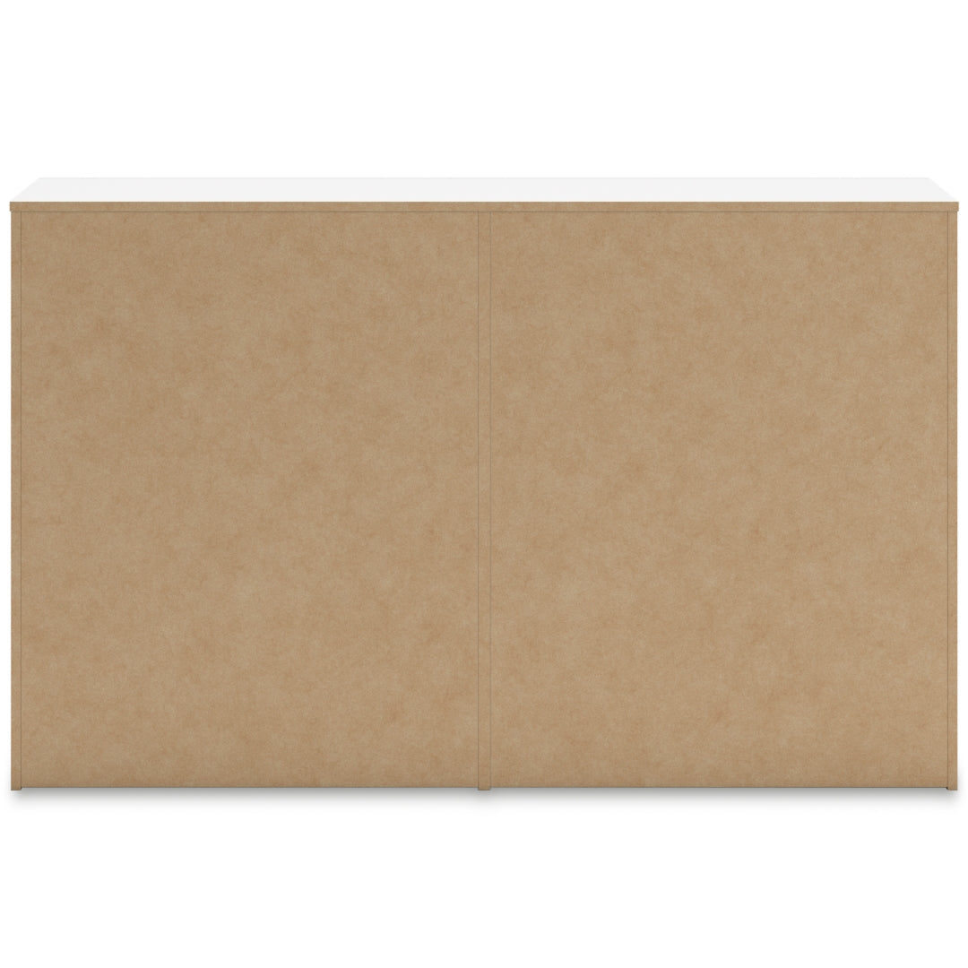 Mollviney White Panel Bedroom Set