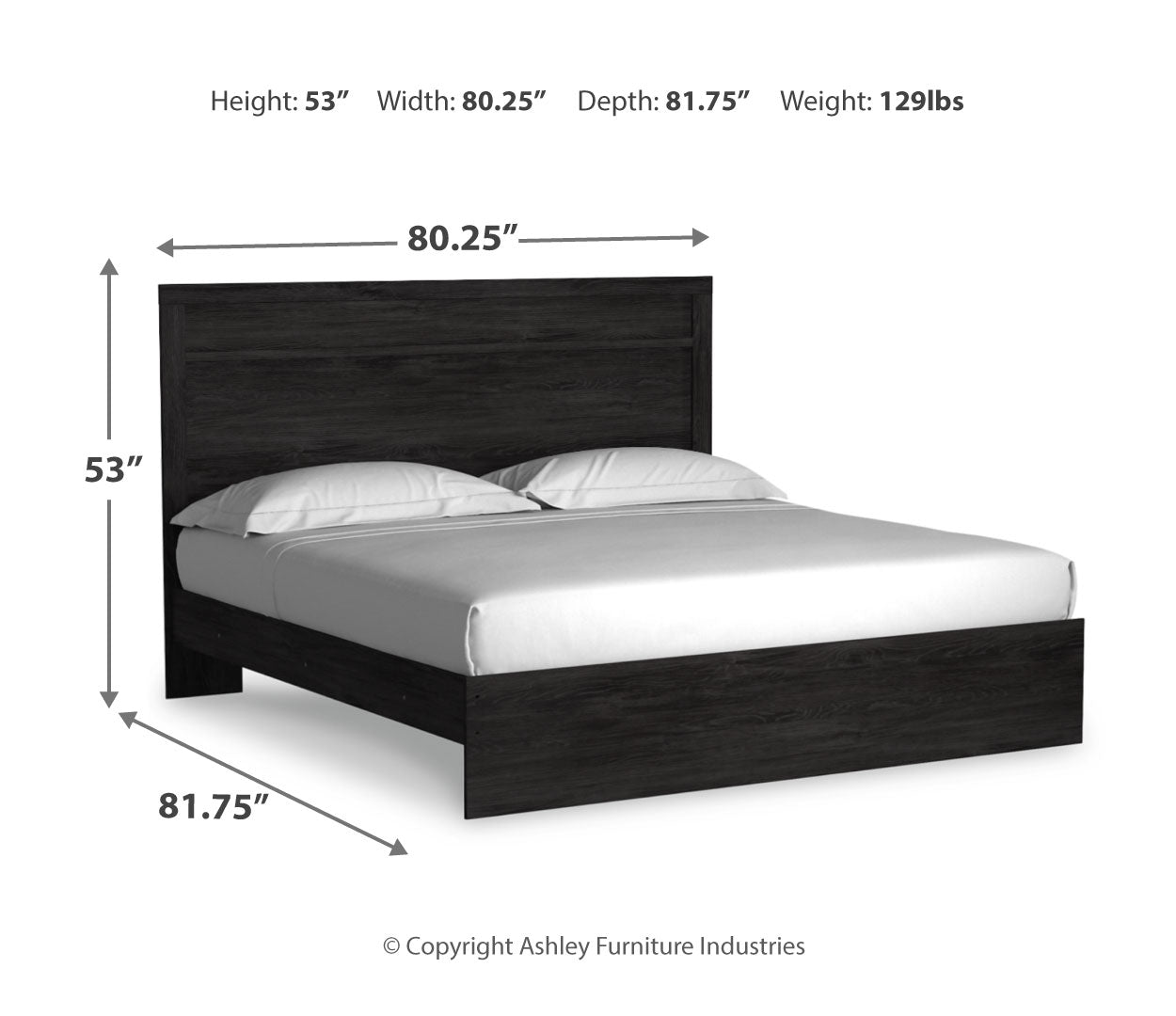 Belachime Black Bedroom Set