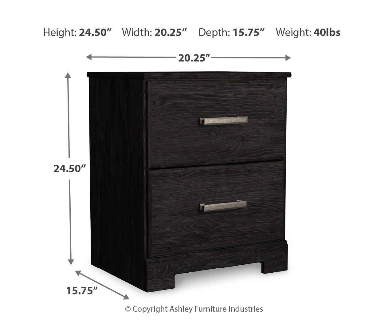 Belachime Black Bedroom Set