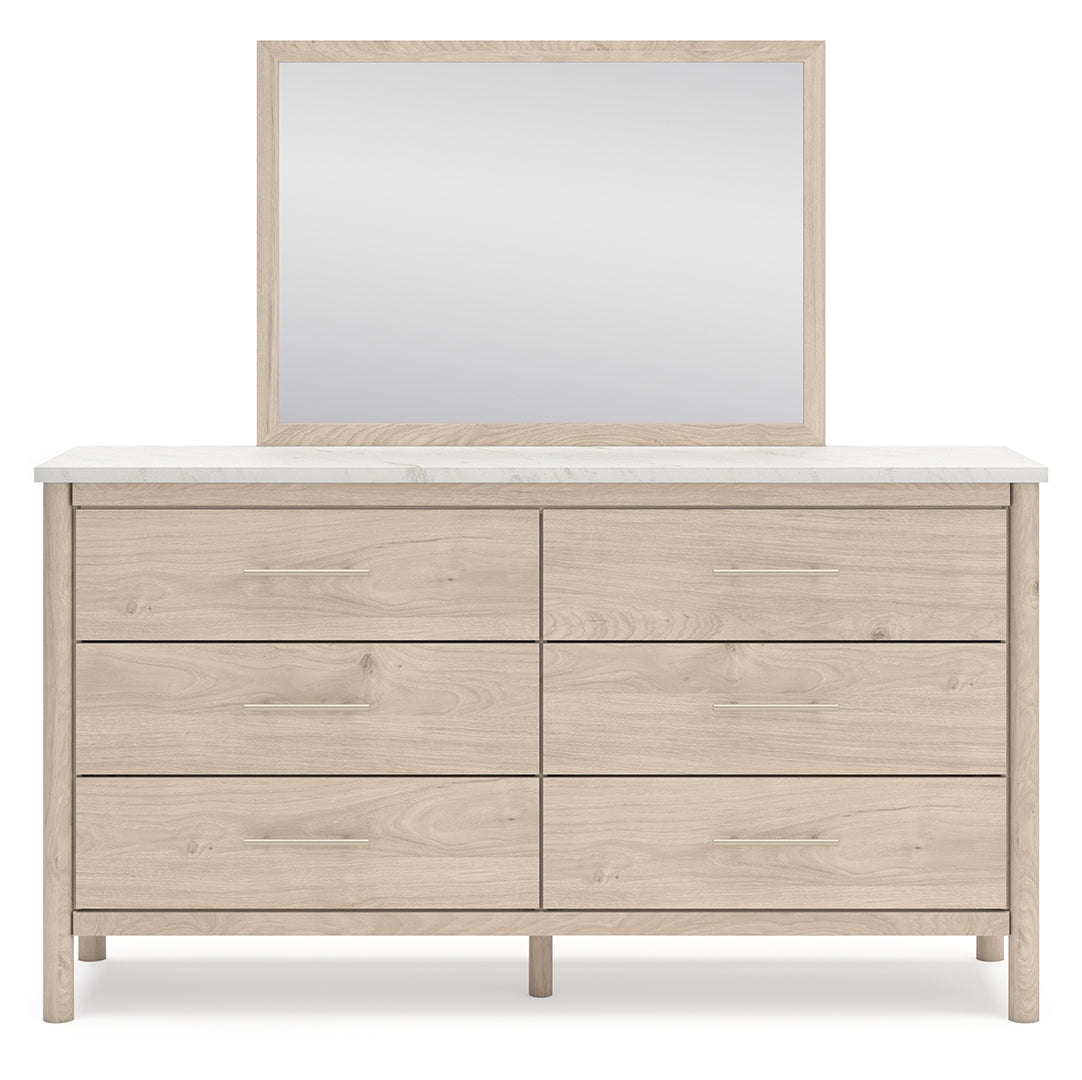 Cadmori Grey Upholstered Bedroom Set