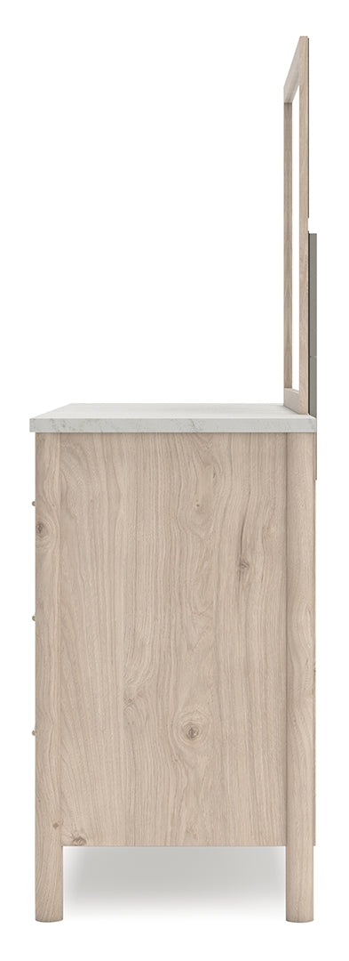 Cadmori Grey Upholstered Bedroom Set