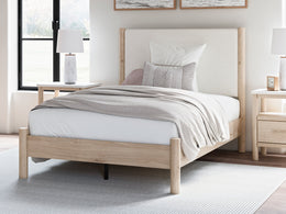 Cadmori Upholstered Panel Bed