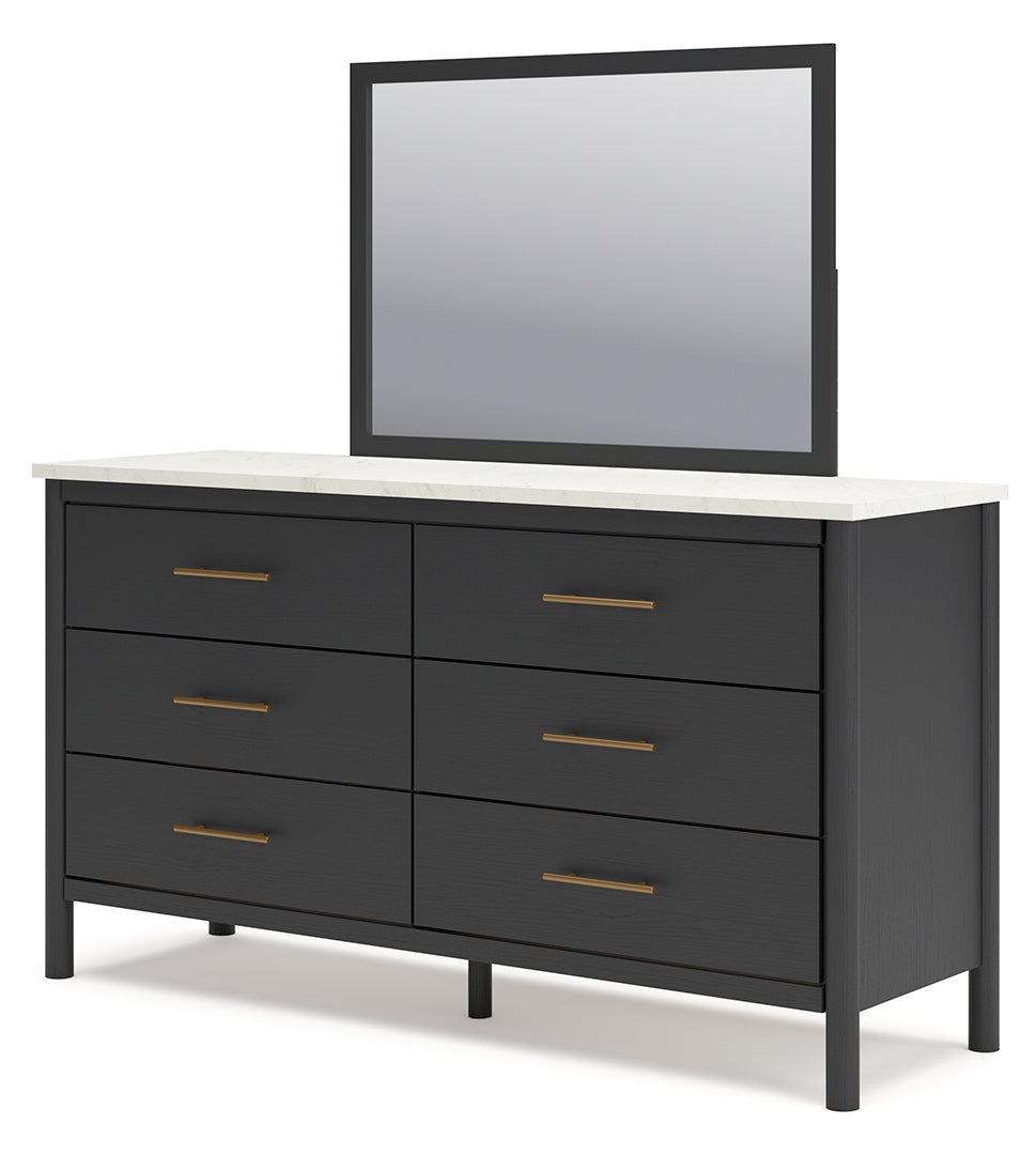 Cadmori Grey Upholstered Bedroom Set