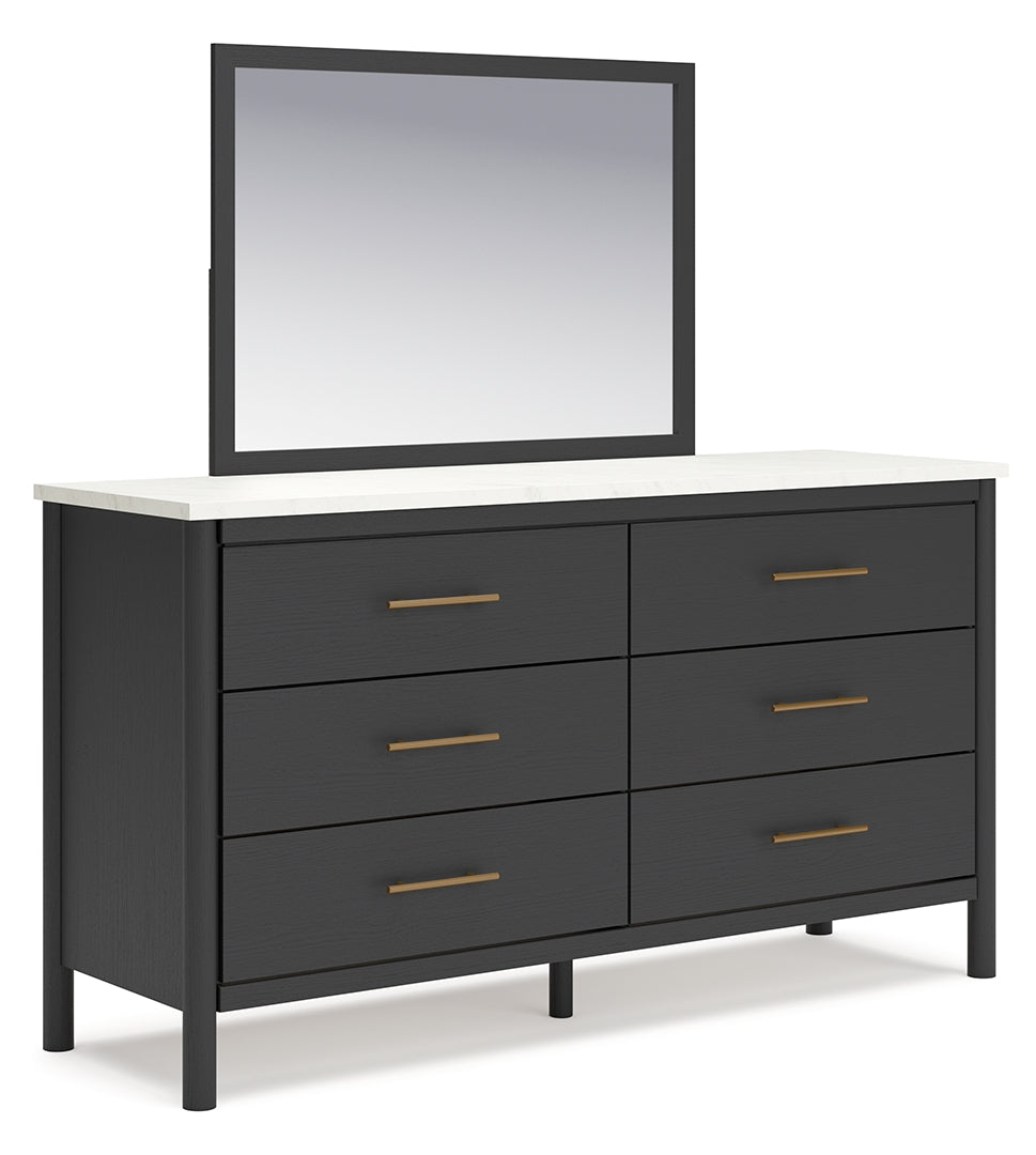 Cadmori Grey Upholstered Bedroom Set