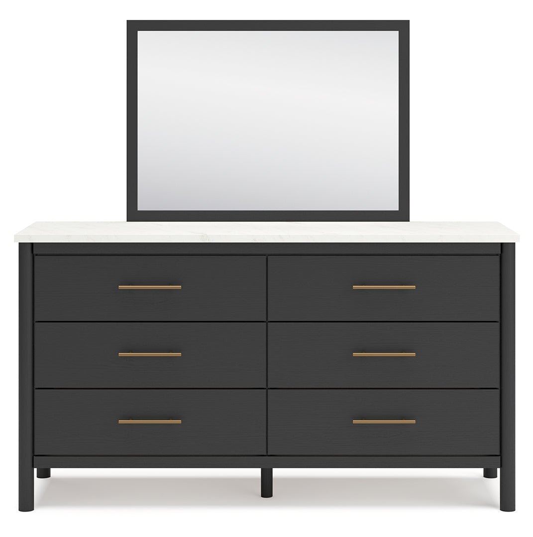 Cadmori Grey Upholstered Bedroom Set