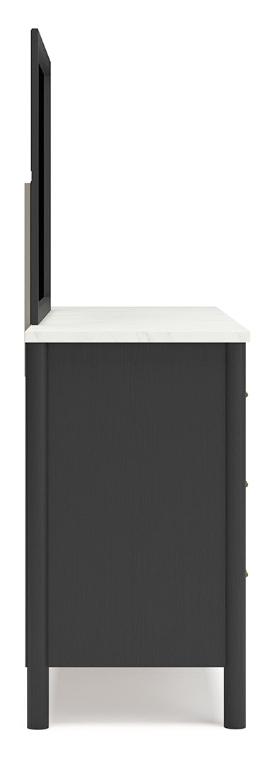 Cadmori Grey Upholstered Bedroom Set