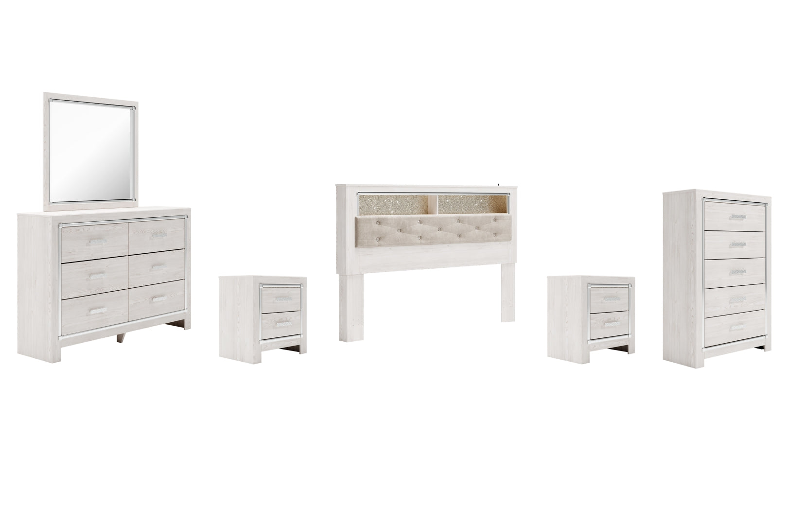 Altra White Panel Bedroom Set