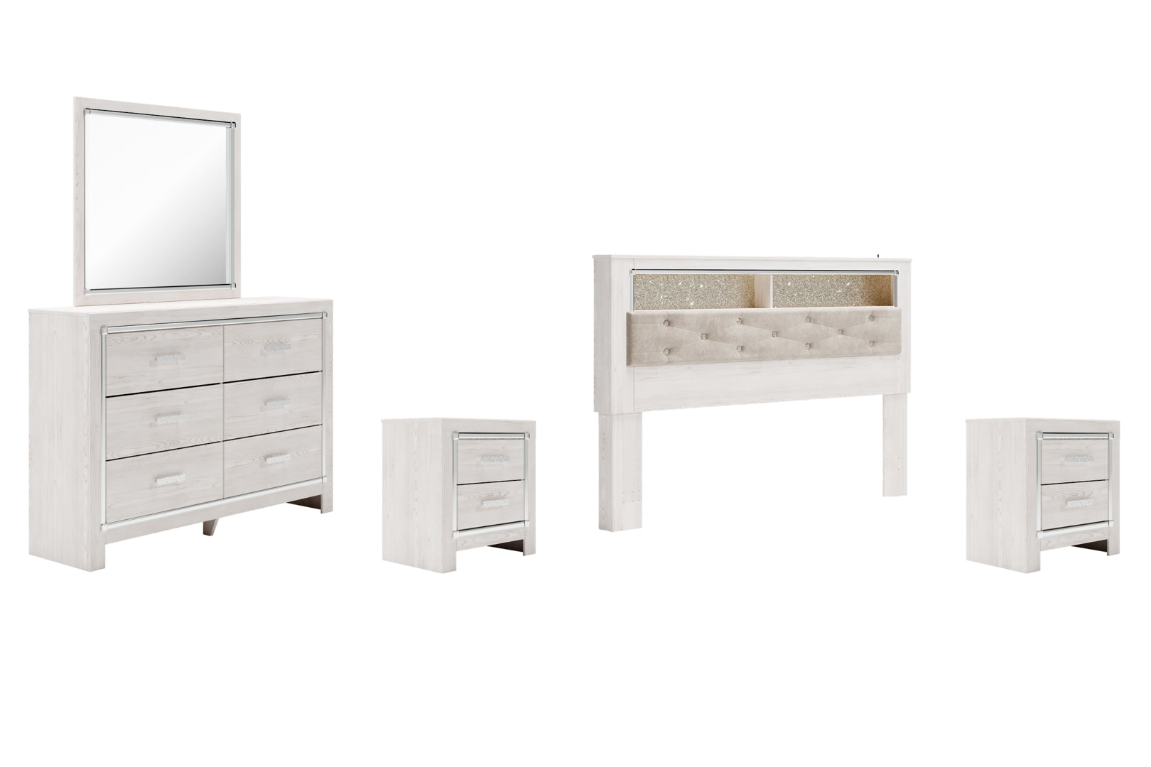 Altra White Panel Bedroom Set