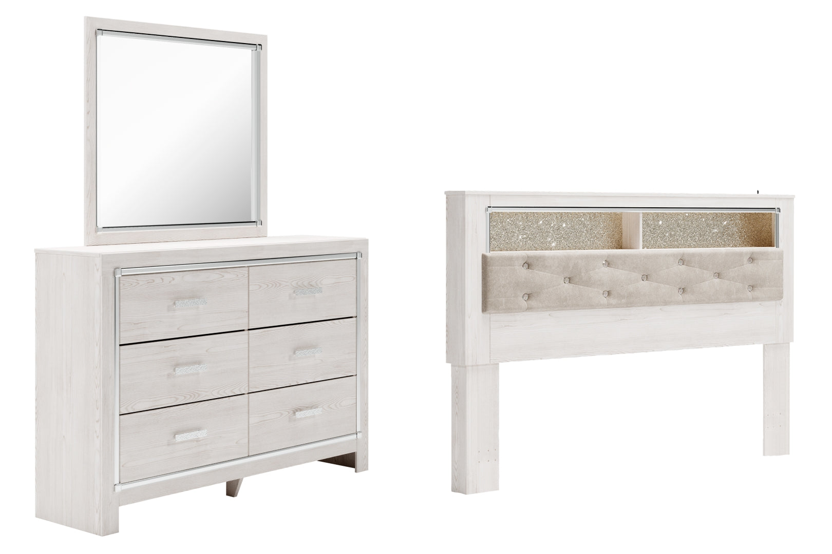 Altra White Panel Bedroom Set