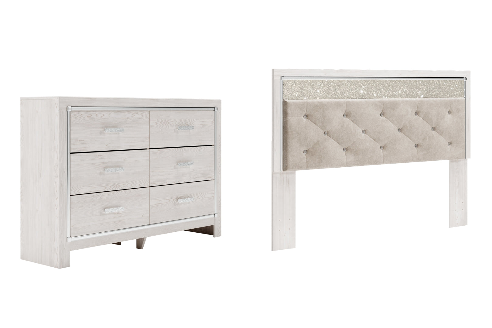 Altyra Panel Bookcase Bedroom Set
