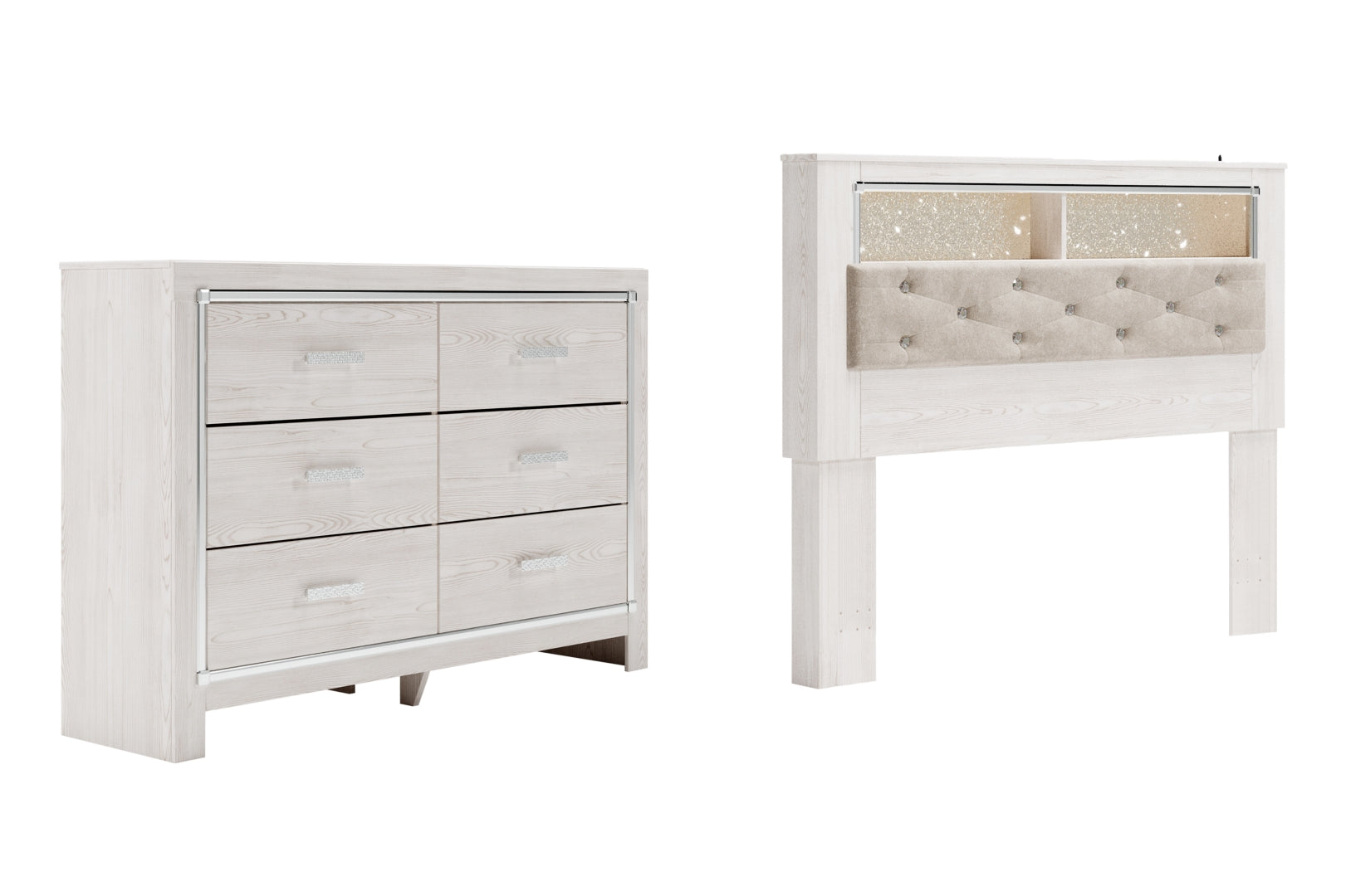 Altyra Panel Bookcase Bedroom Set