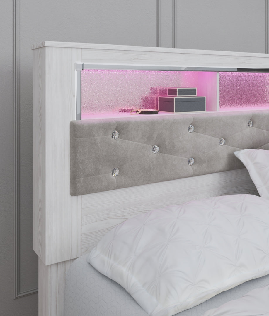 Altyra Panel Bookcase Bed