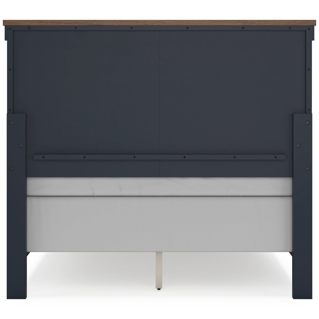 Landocken Blue Panel Bedroom Set