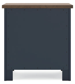 Landocken Two Drawer Night Stand