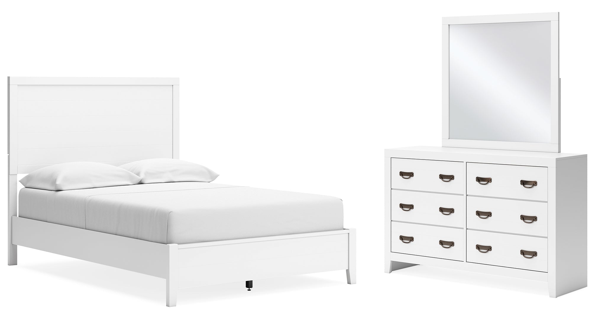 Binterglen White Panel Bedroom Set