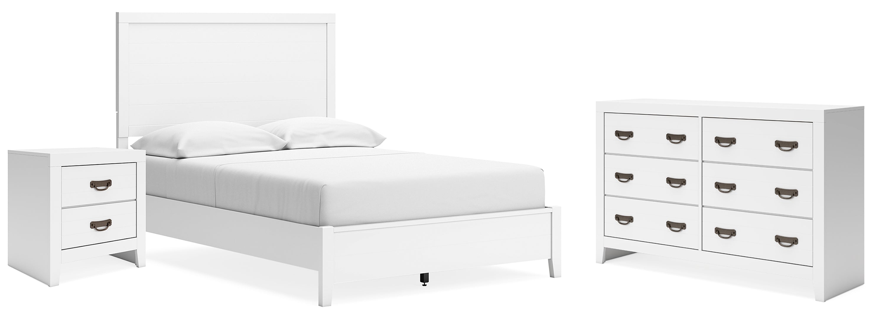 Binterglen White Panel Bedroom Set