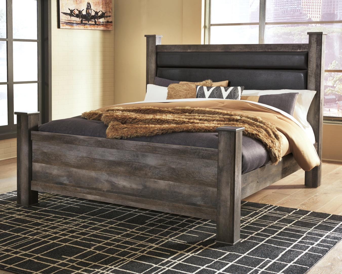 Wynnlow Crossbuck Panel Bed