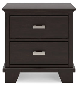 Covetown Two Drawer Night Stand