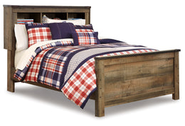 Trinell Bookcase Bed with 2 Storage Drawers