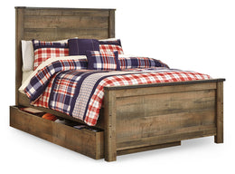 Trinell Bookcase Bed with 2 Storage Drawers