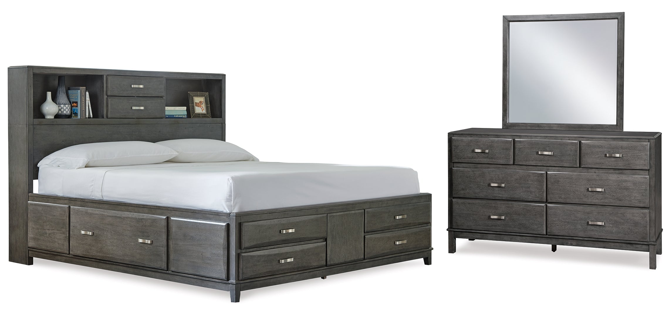 Caitbrook Grey Storage Bedroom Set