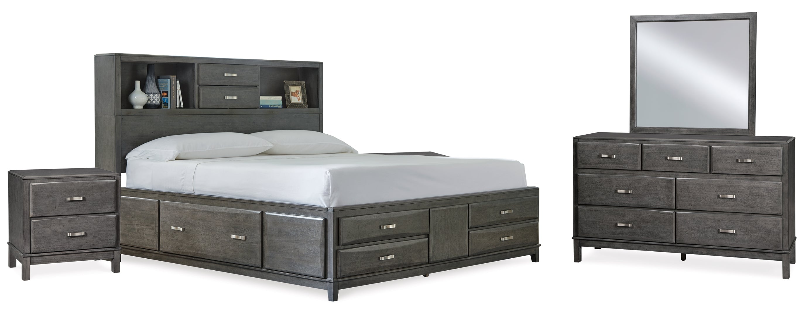 Caitbrook Grey Storage Bedroom Set
