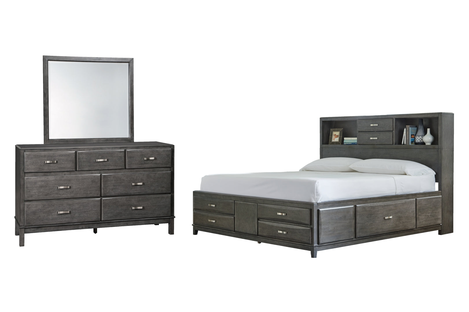 Caitbrook Grey Storage Bedroom Set