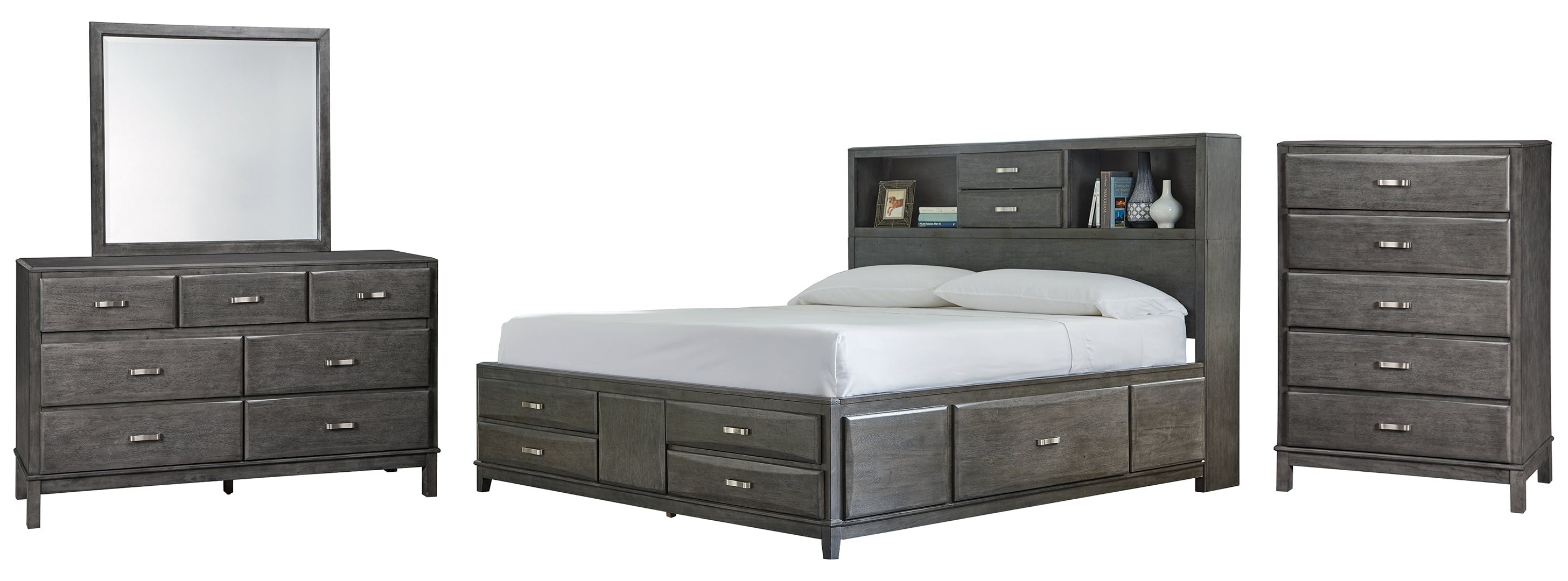 Caitbrook Grey Storage Bedroom Set