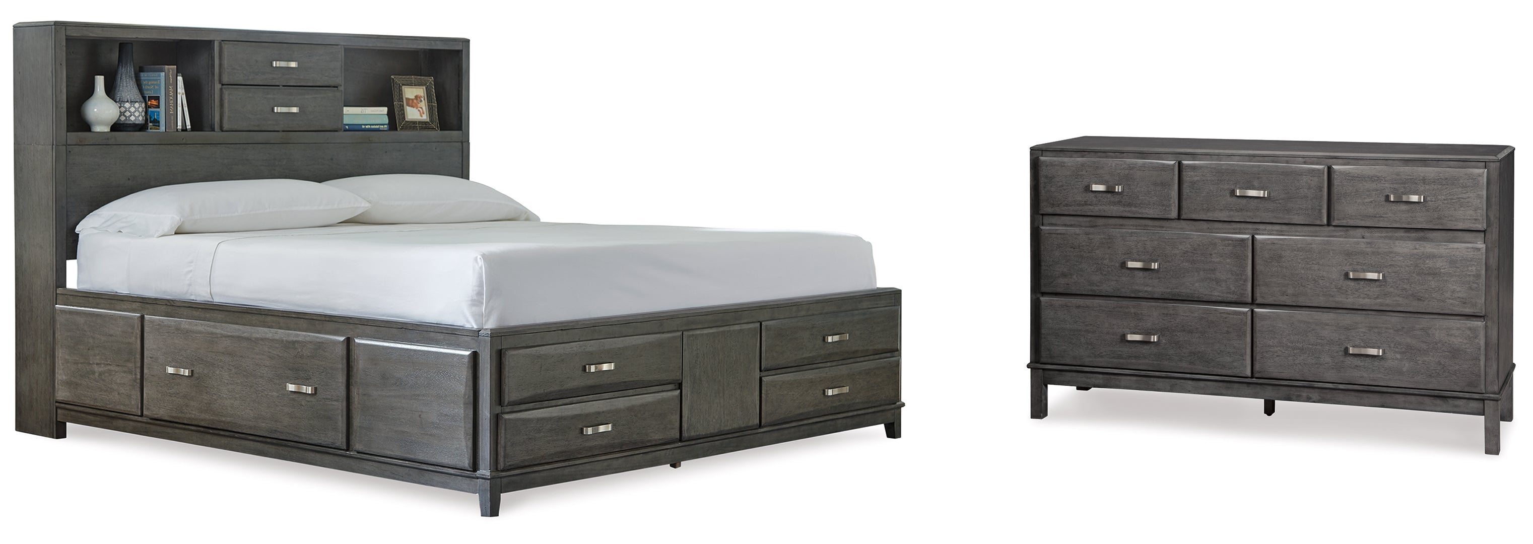 Caitbrook Grey Storage Bedroom Set