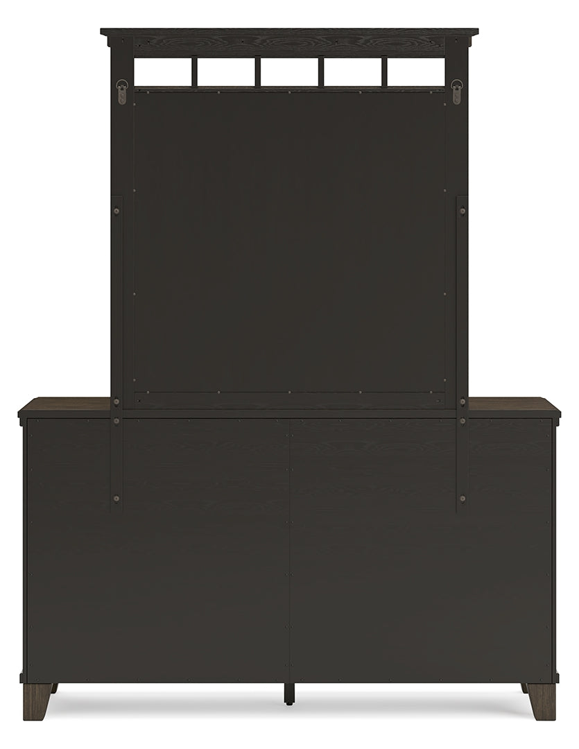 Shawbeck Dresser and Mirror