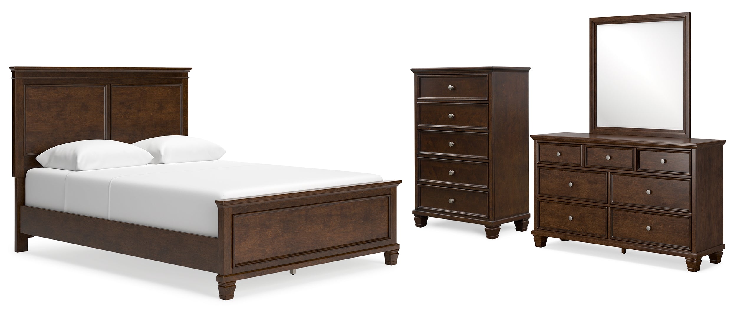 Danabrin Brown Panel Bedroom Set