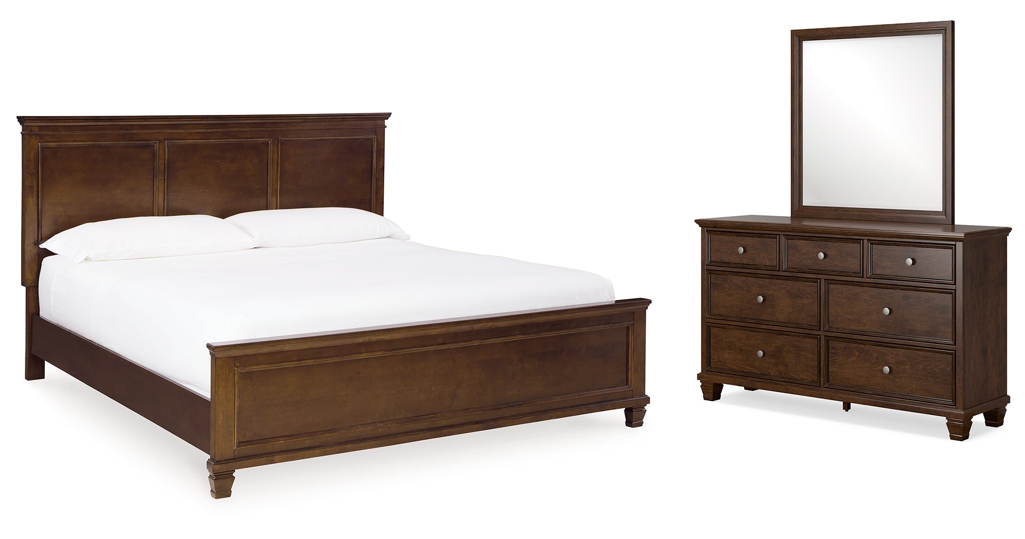 Danabrin Brown Panel Bedroom Set