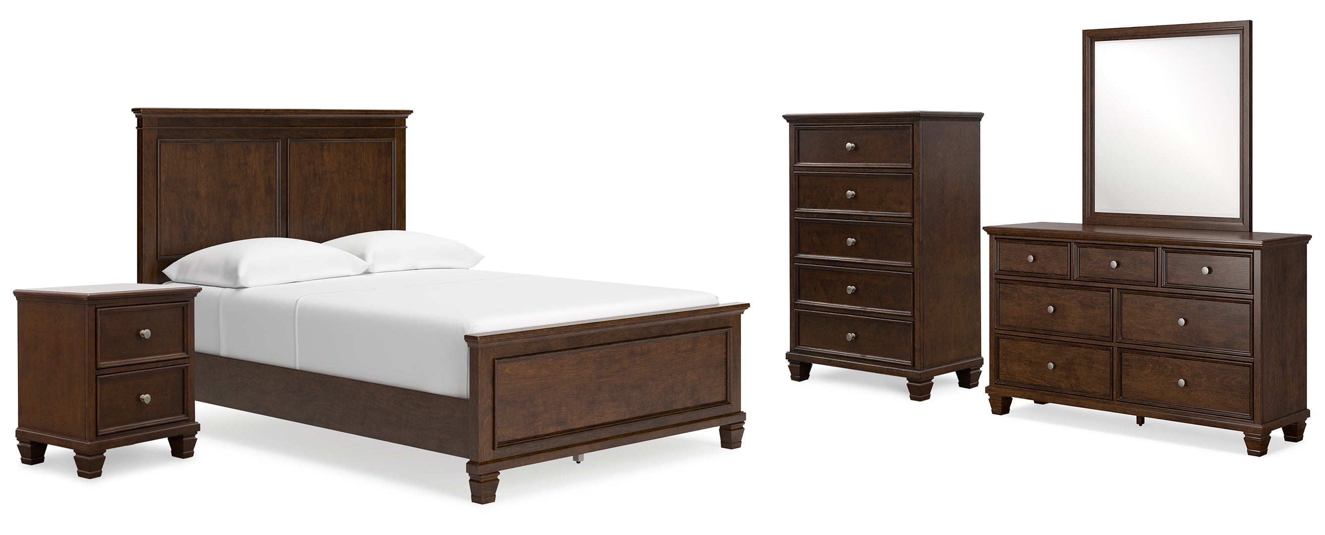 Danabrin Brown Panel Bedroom Set