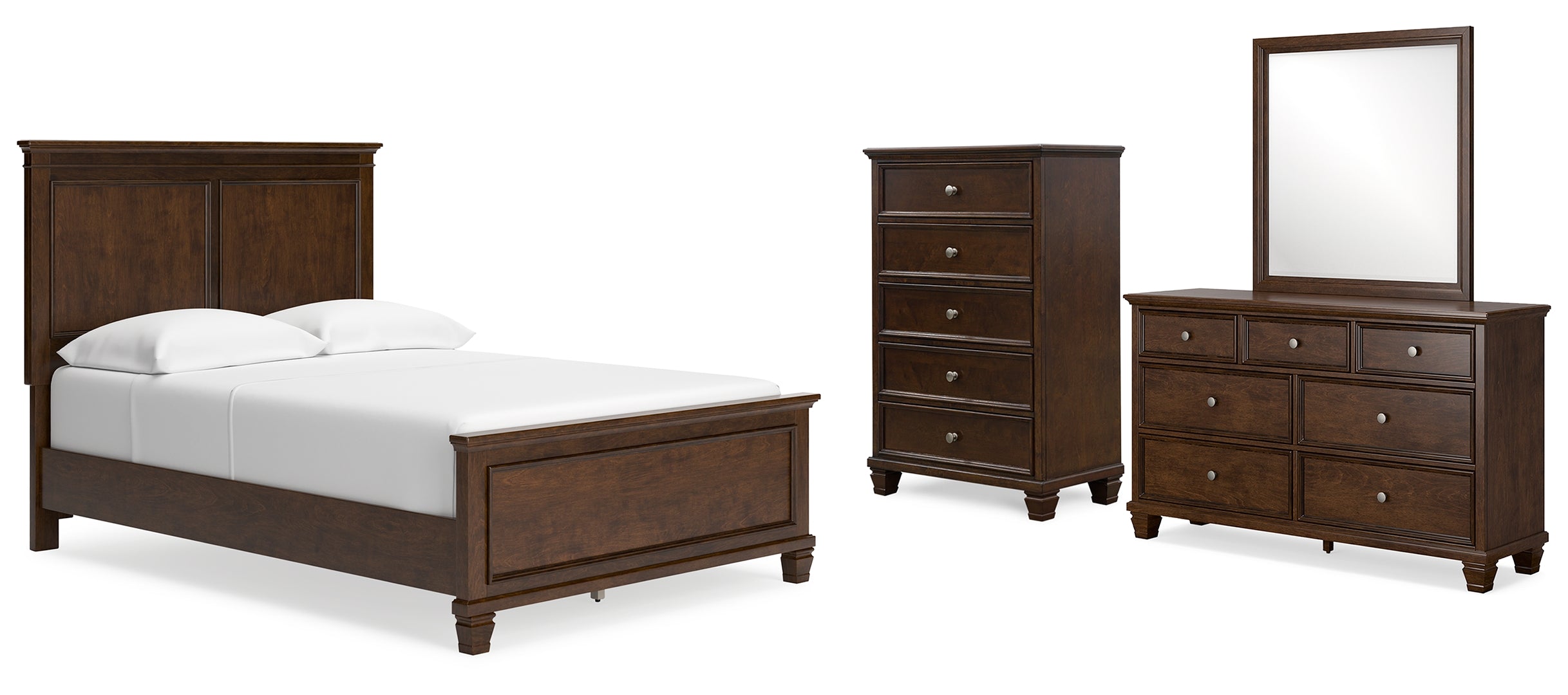 Danabrin Brown Panel Bedroom Set