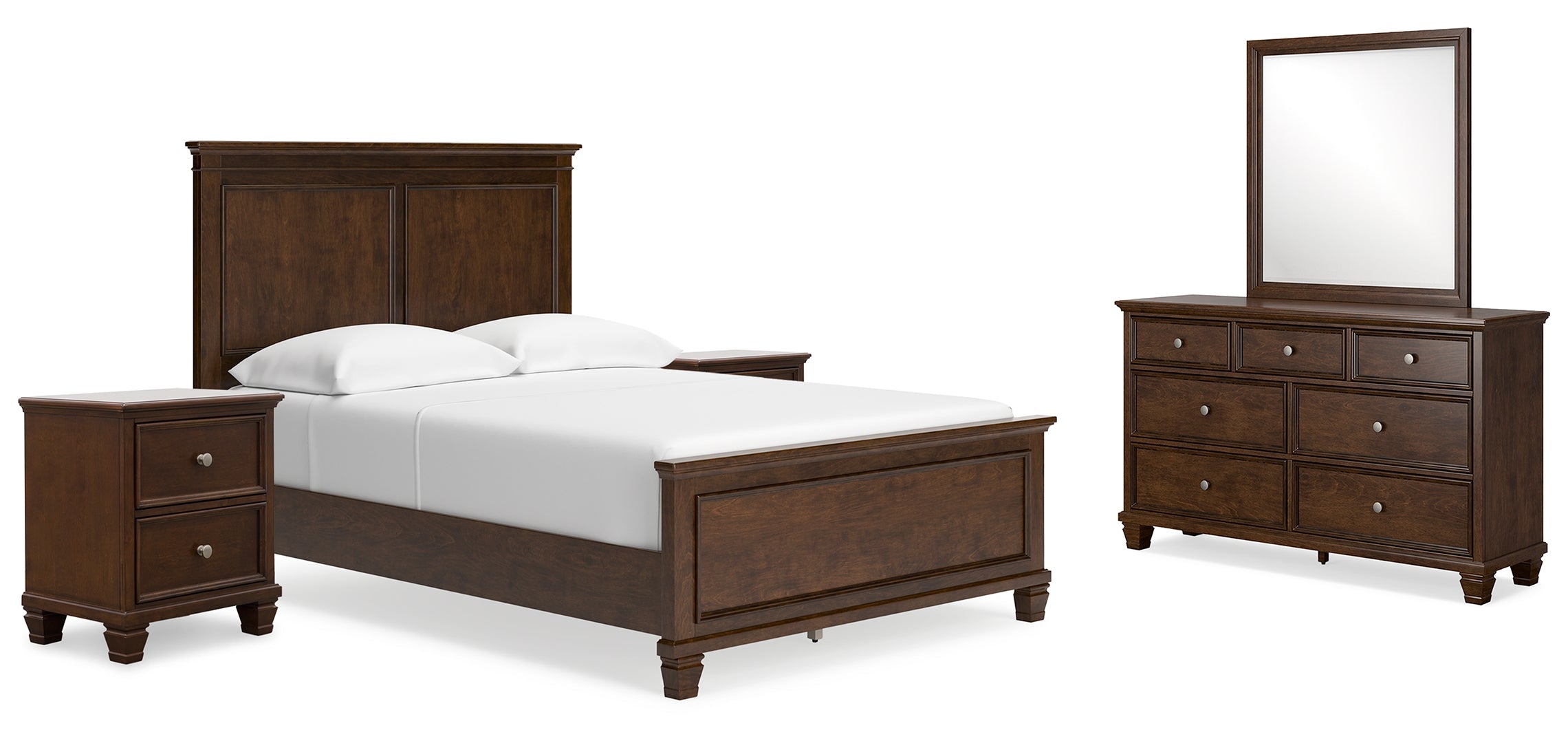 Danabrin Brown Panel Bedroom Set