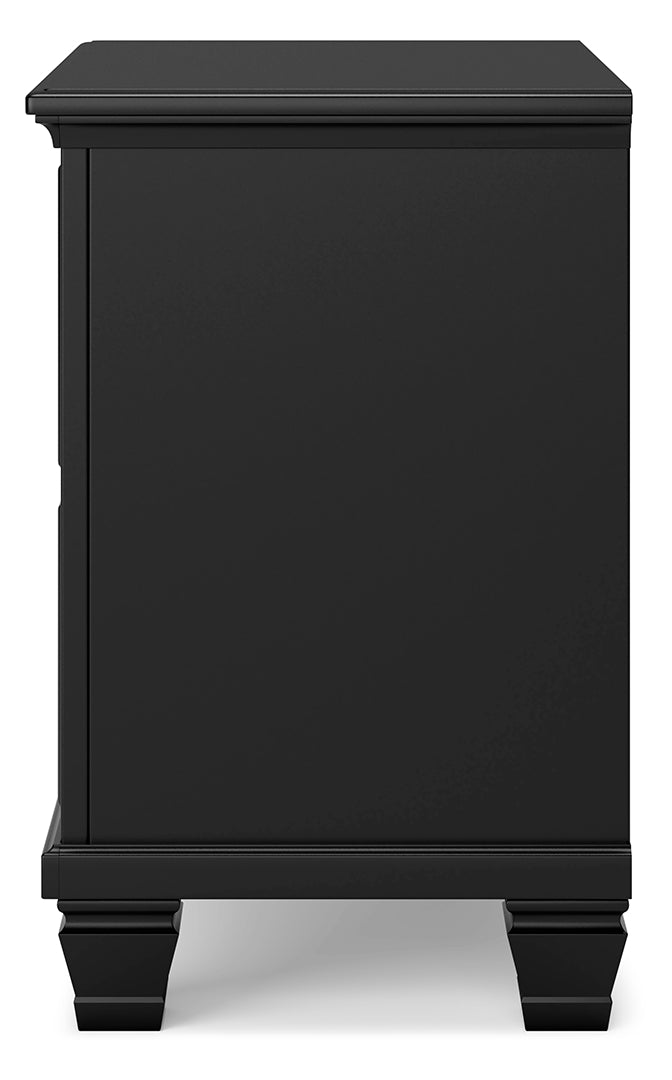 Lanolee Two Drawer Night Stand