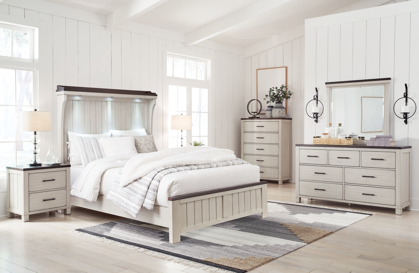 Darborn Beige Panel Bedroom Set