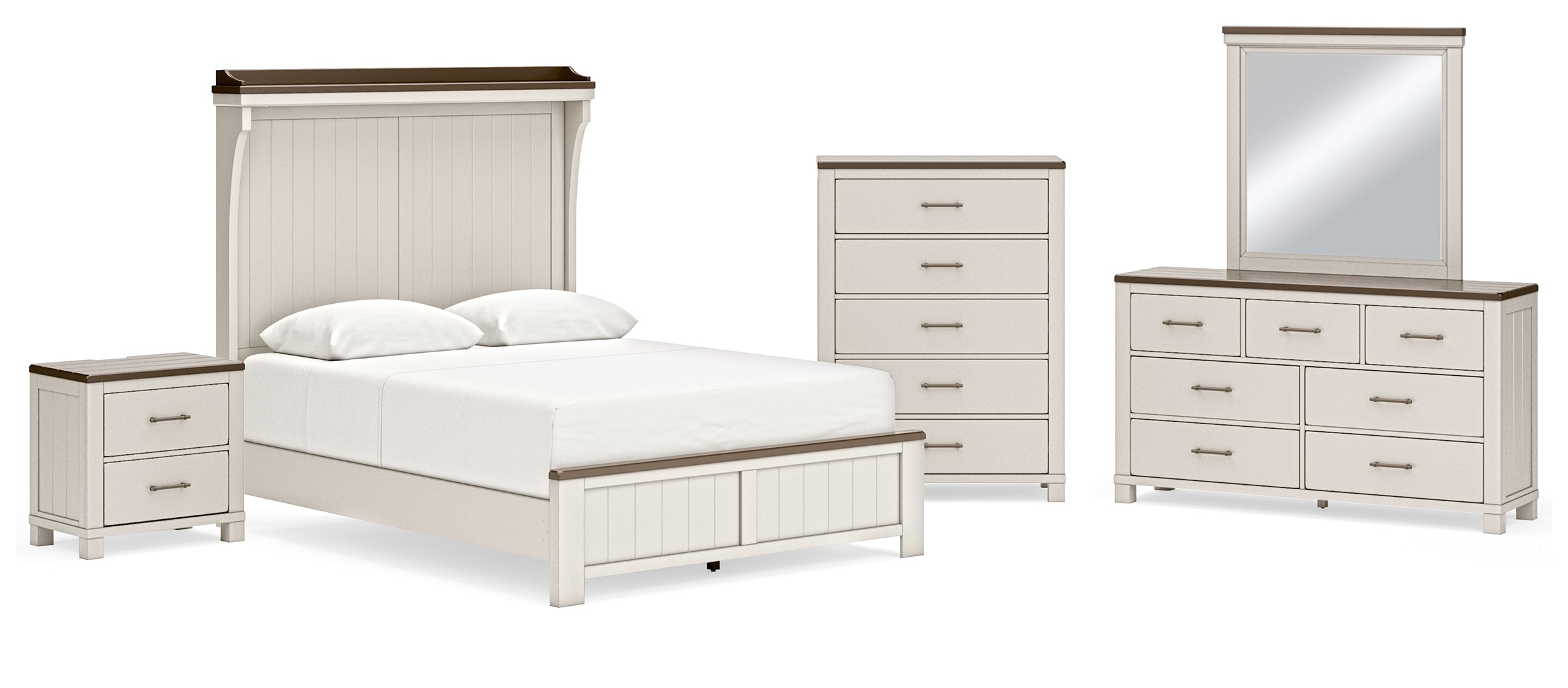 Darborn Beige Panel Bedroom Set