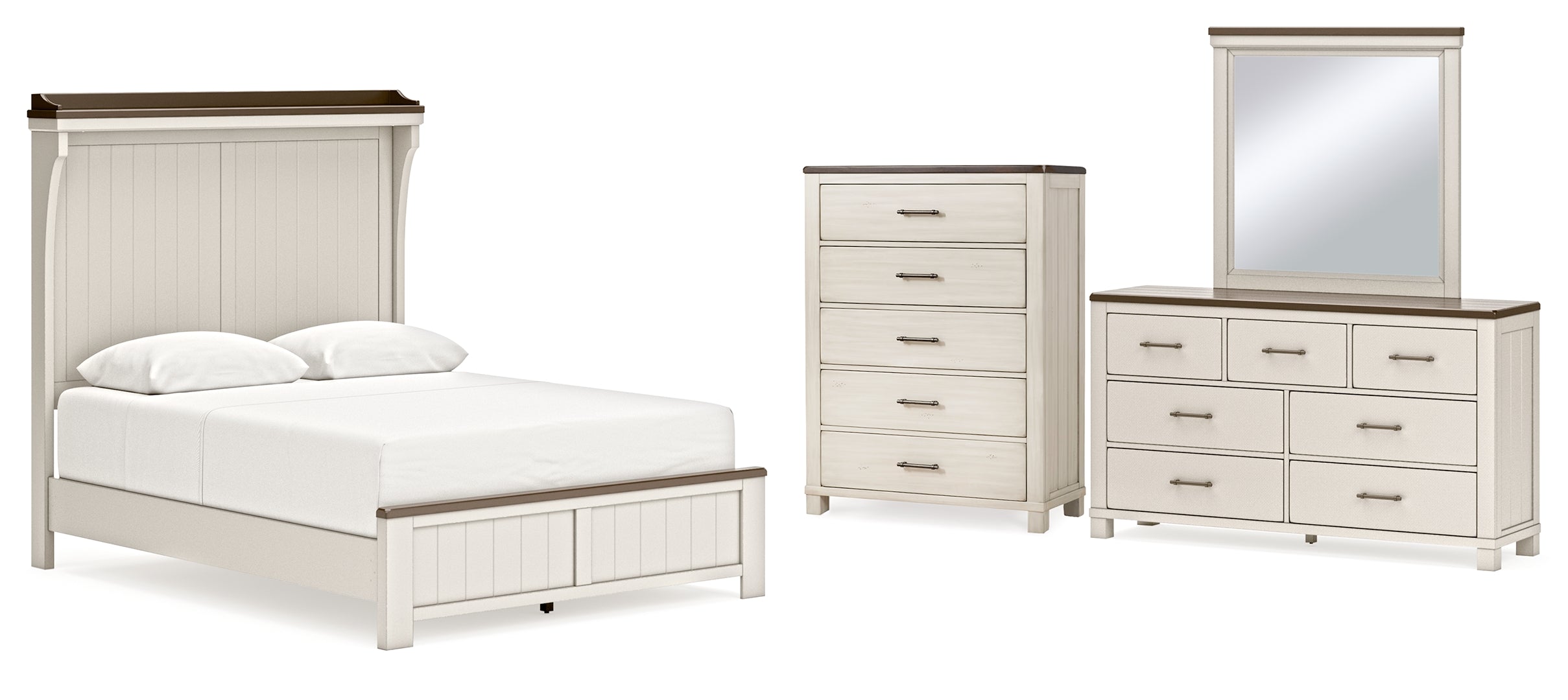 Darborn Beige Panel Bedroom Set