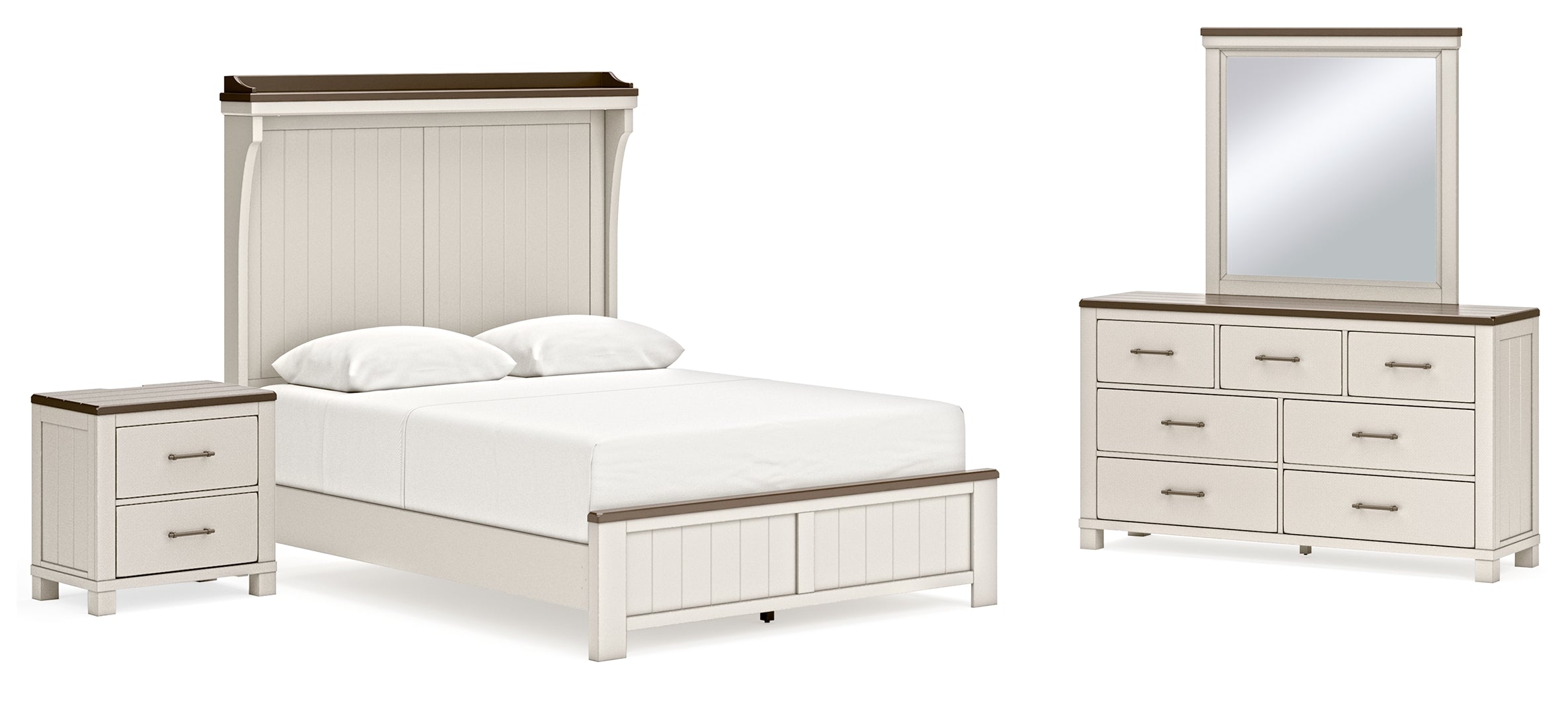 Darborn Beige Panel Bedroom Set
